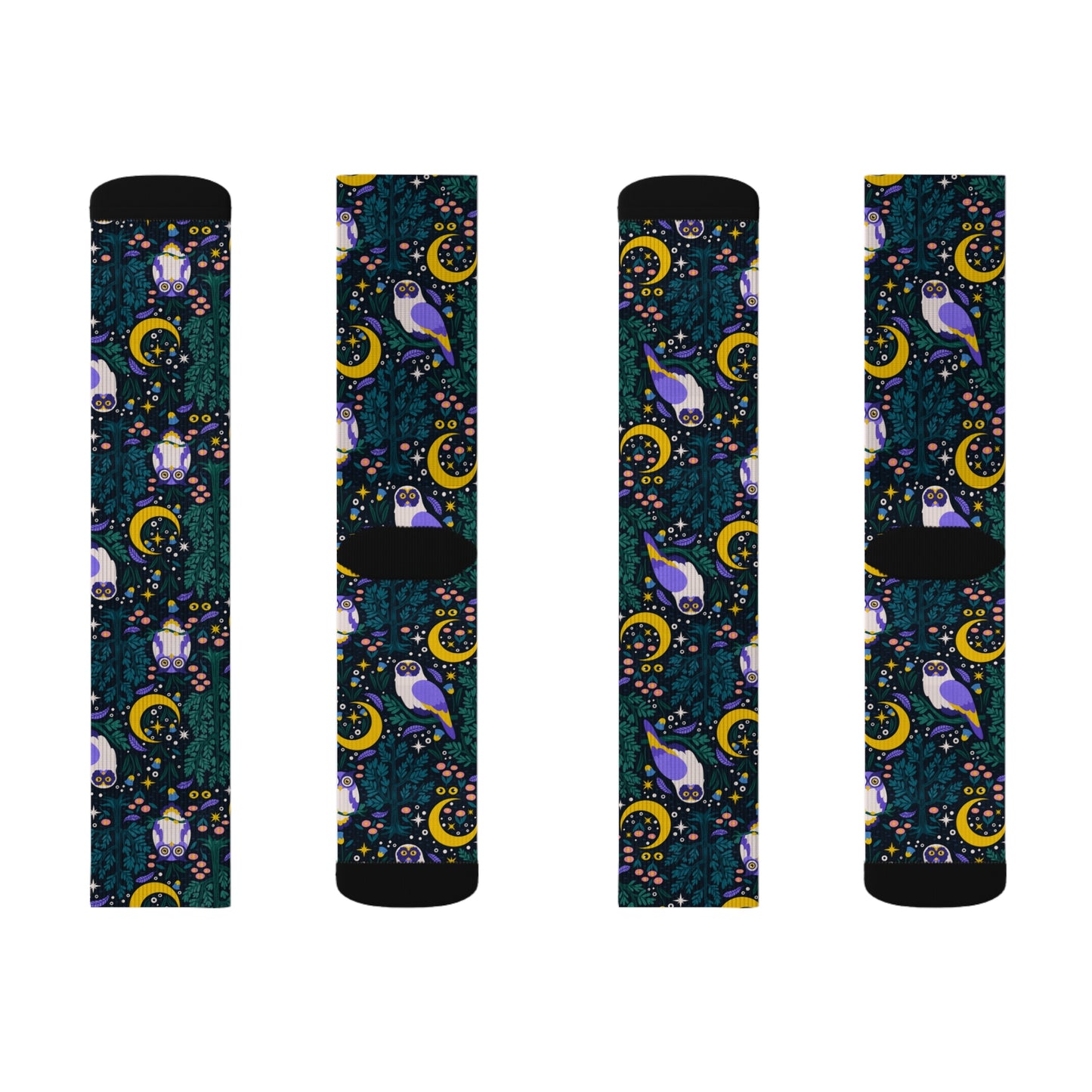 Creative Night Owls Unisex Socks