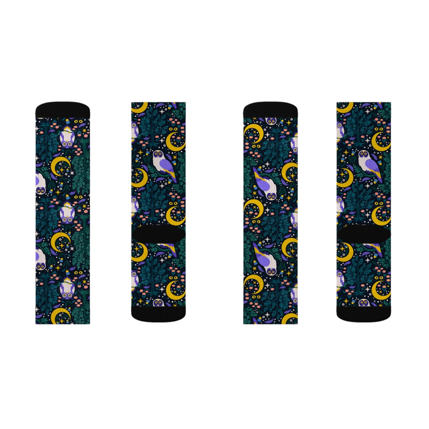 Creative Night Owls Unisex Socks