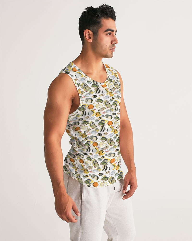 Men's Sports Tank-Aquatic