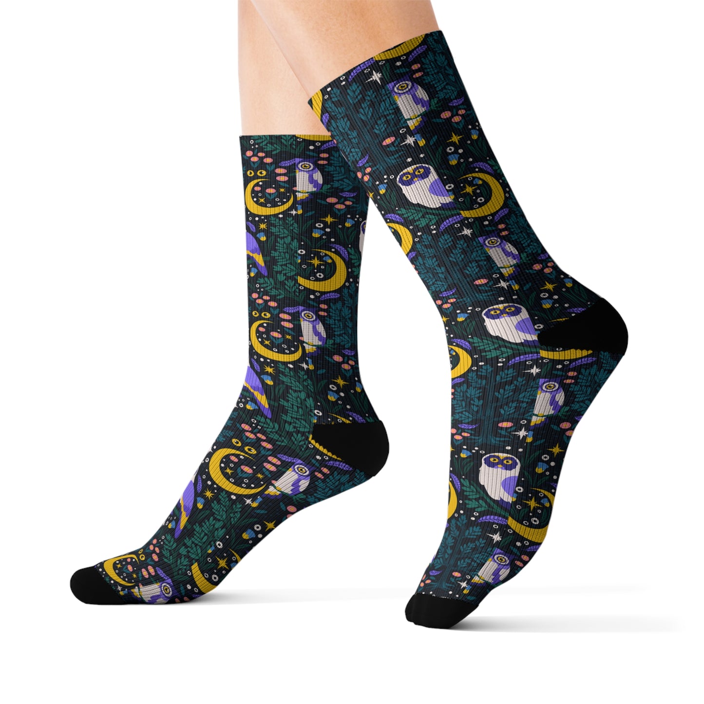 Creative Night Owls Unisex Socks