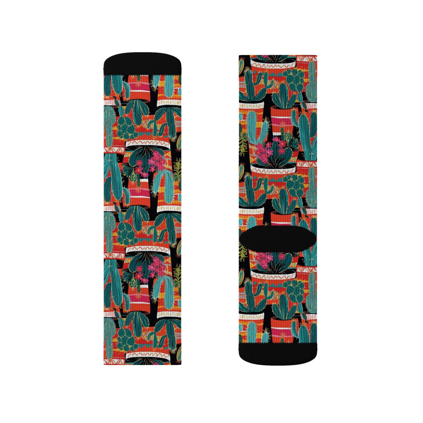 Fashionable Cactus Socks - Stylish Comfort Unisex