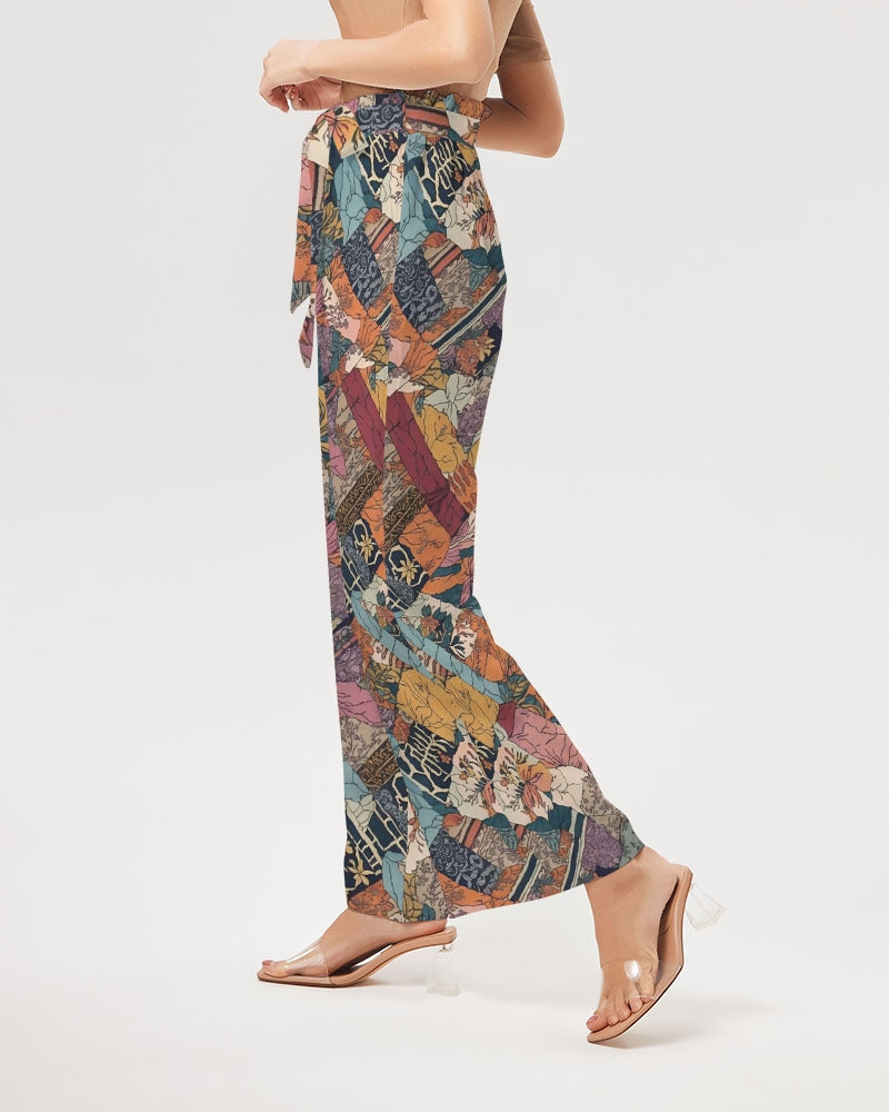 Women's High-Rise Wide Leg Pants-Kantha