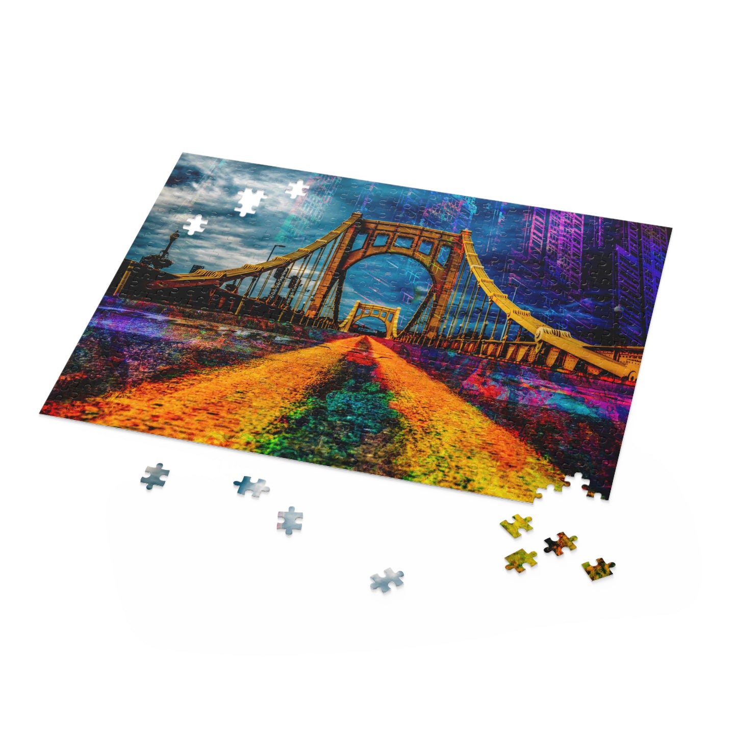 Golden Bridge Puzzle (120, 252, 500-Piece)