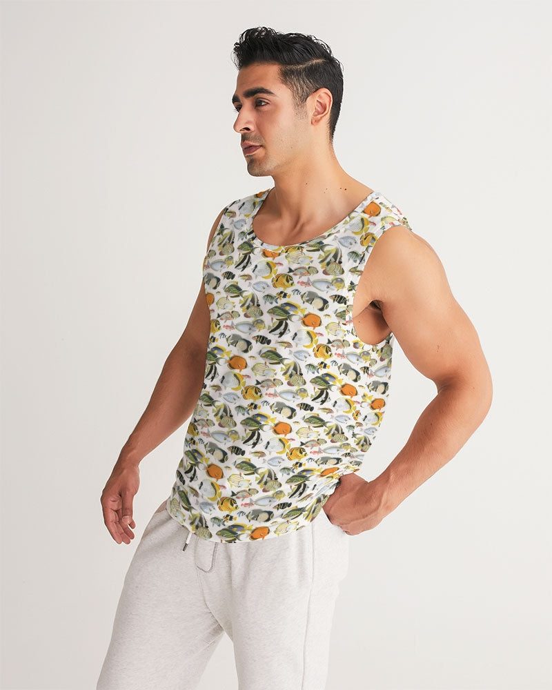 Men's Sports Tank-Aquatic