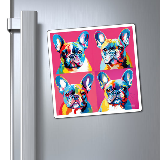 Magnet-Pop Art French Bull Dog
