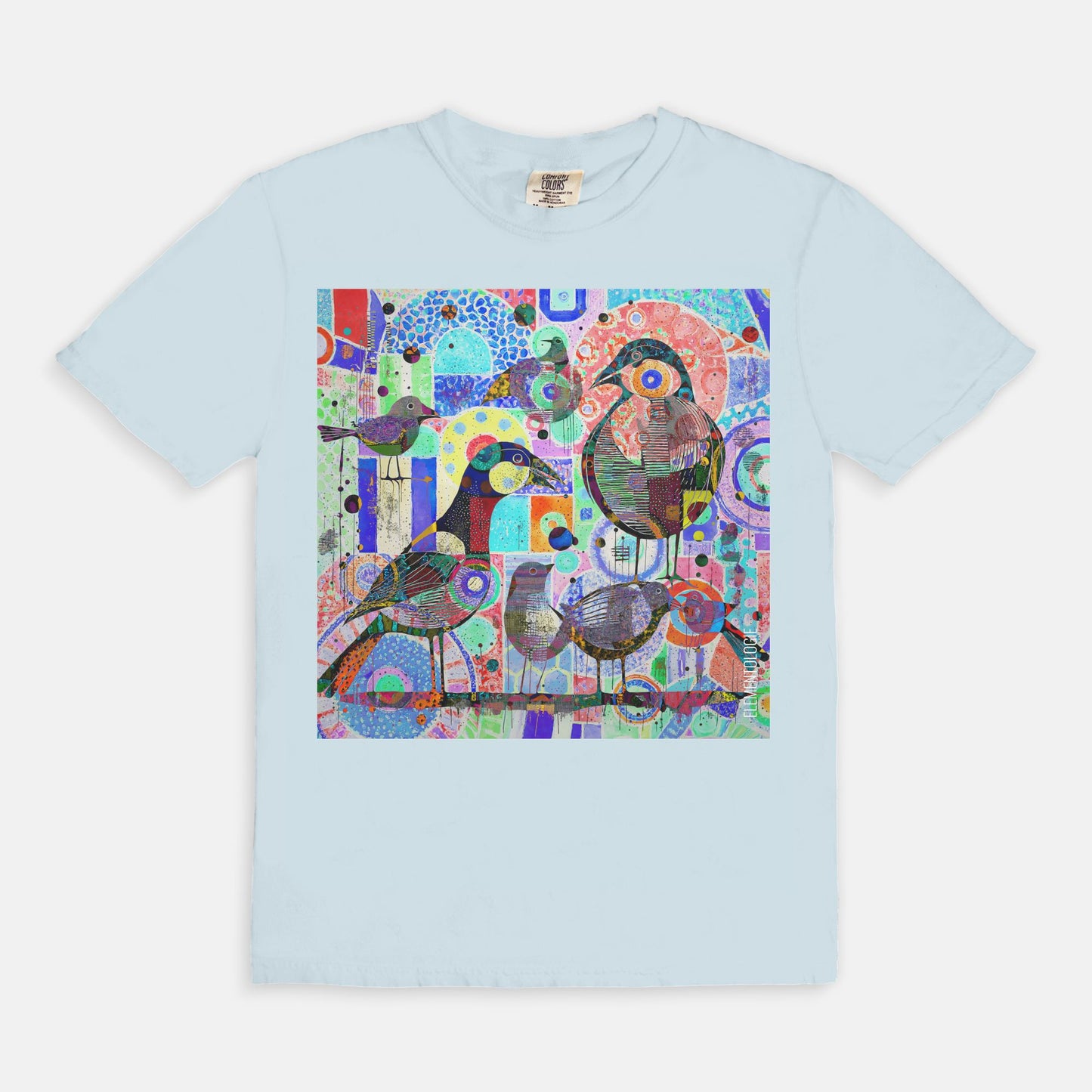 Unisex Tee-Bird Collage