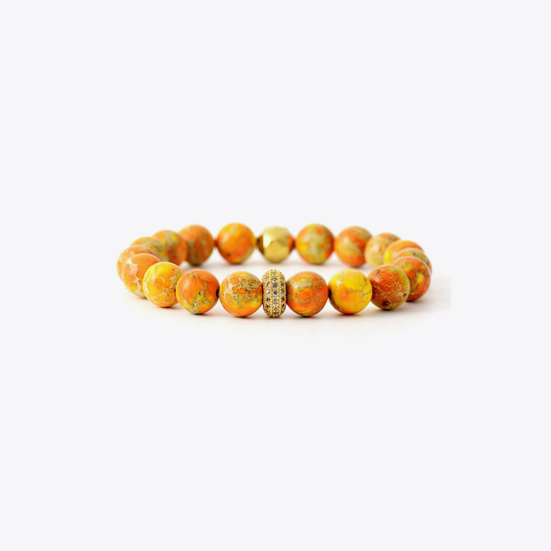 Boho Natural Stone Beaded Bracelet for Women