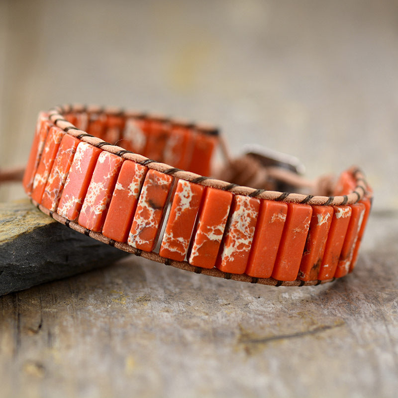 Handcrafted Natural Stone Bracelet