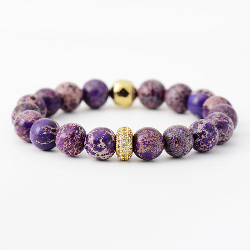 Boho Natural Stone Beaded Bracelet for Women