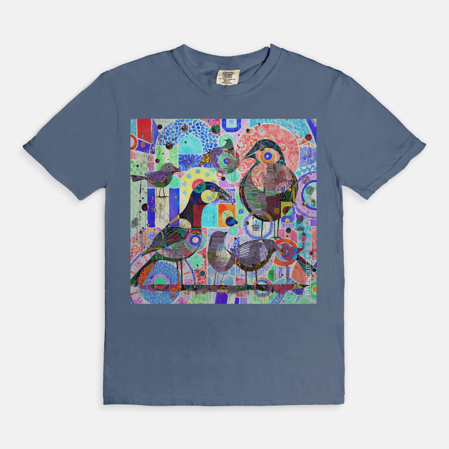 Unisex Tee-Bird Collage