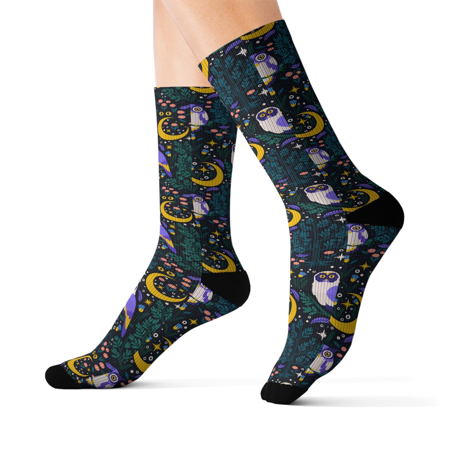 Creative Night Owls Unisex Socks