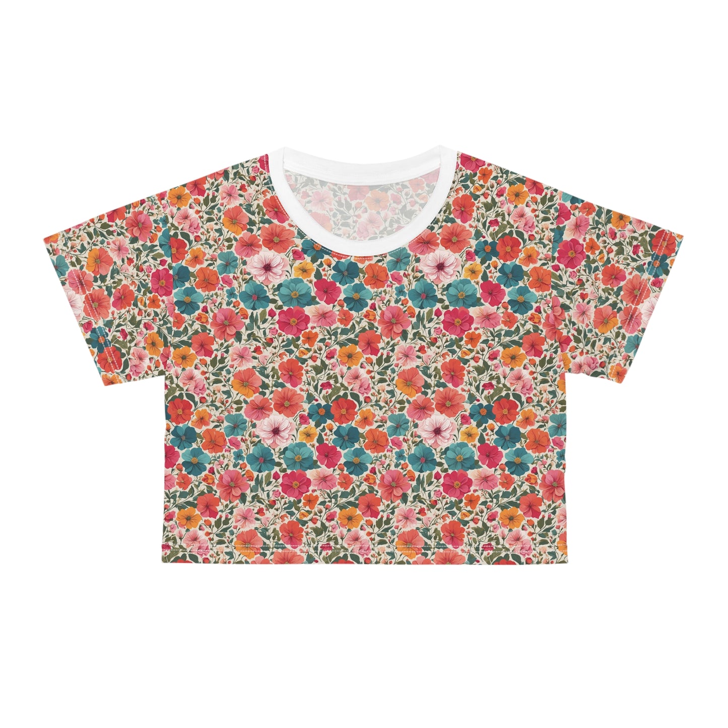 Crop Tee - Premium All Over Prints from Printify - Just $36.05! Shop now at Elementologie