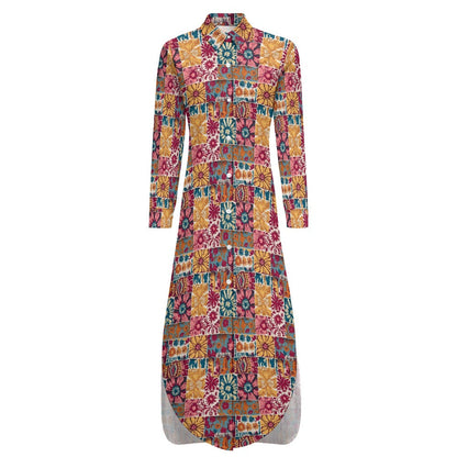 ️ Elementologie: Button Up Chic - Flowy Shirt Dress - Premium  from Inkedjoy - Just $37.60! Shop now at Elementologie