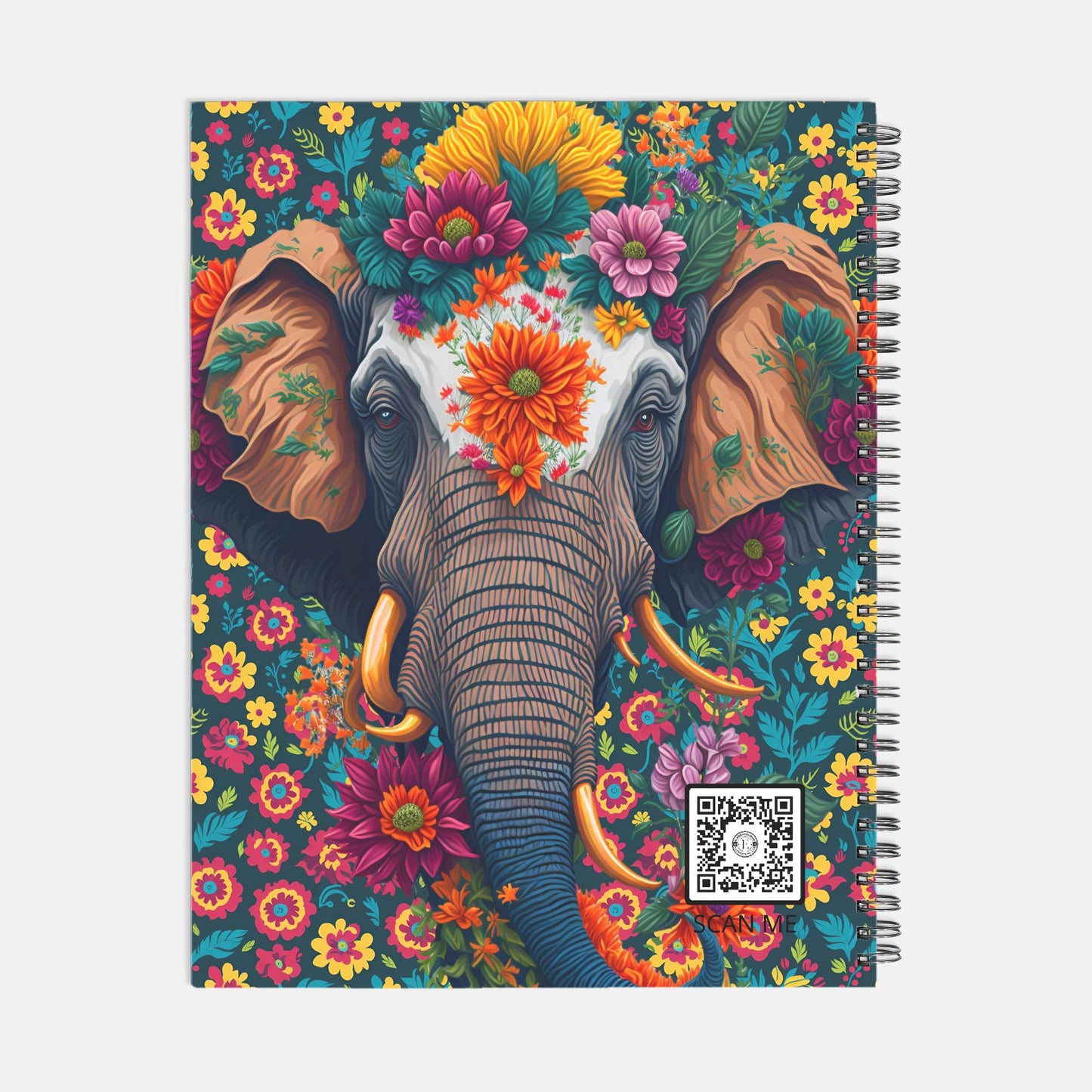 Notebook Hardcover Spiral 8.5 x 11-Bombay