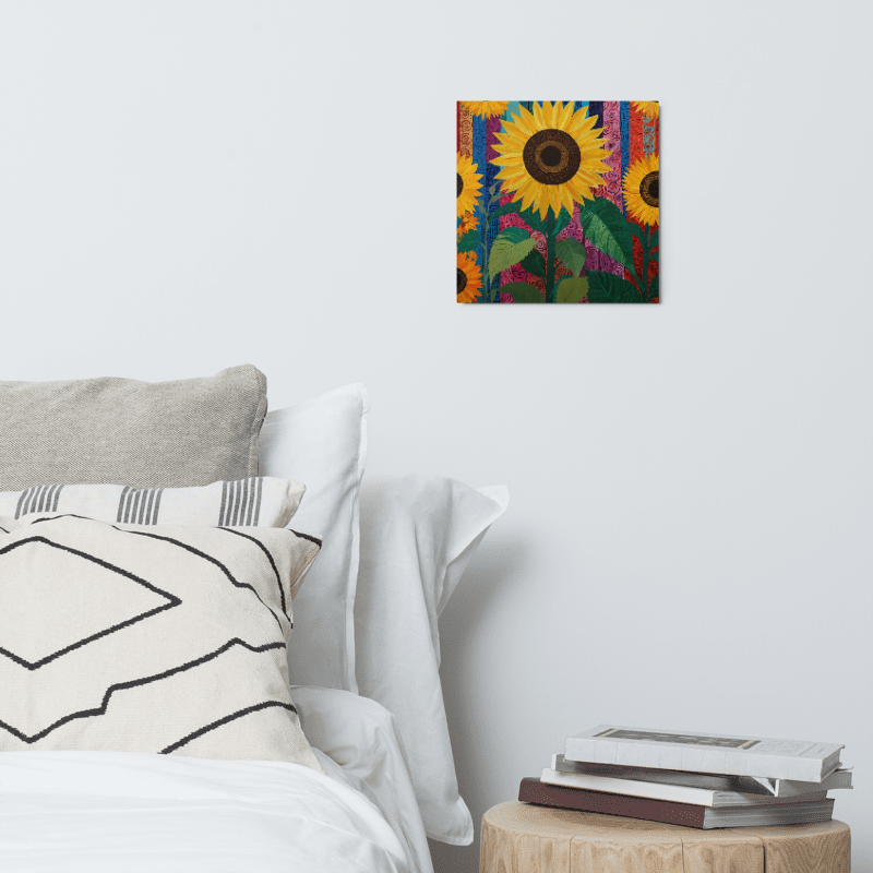 Stunning Sunflower Metal Print | Durable & Vibrant Wall Art