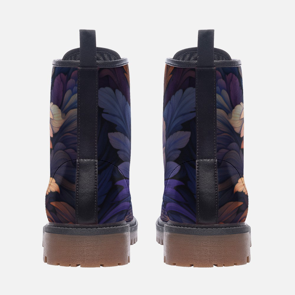 Unisex Boots-Fantastical Feathers No.19