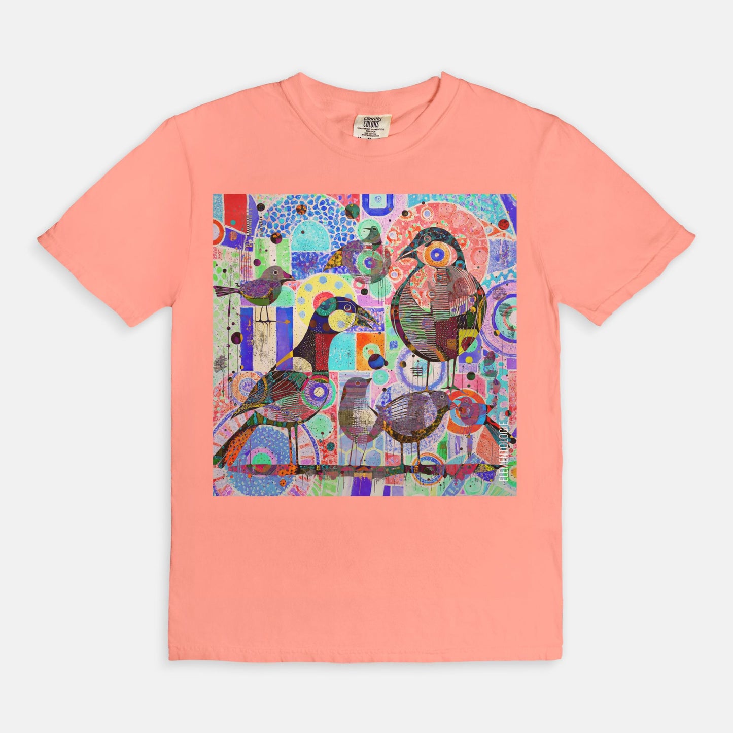 Unisex Tee-Bird Collage