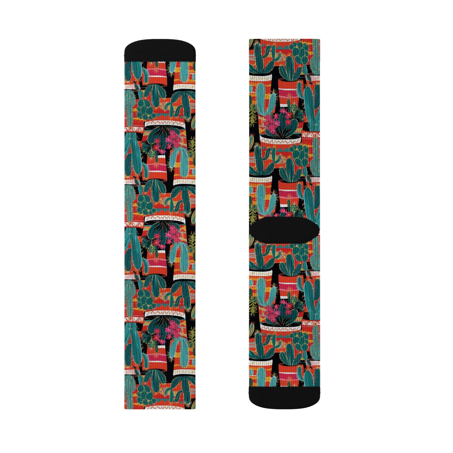 Fashionable Cactus Socks - Stylish Comfort Unisex