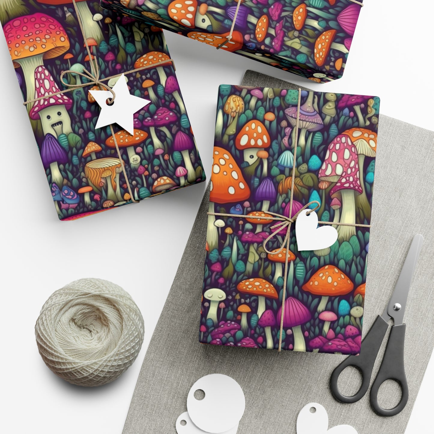 Gift Wrap Paper-Magical Mushrooms