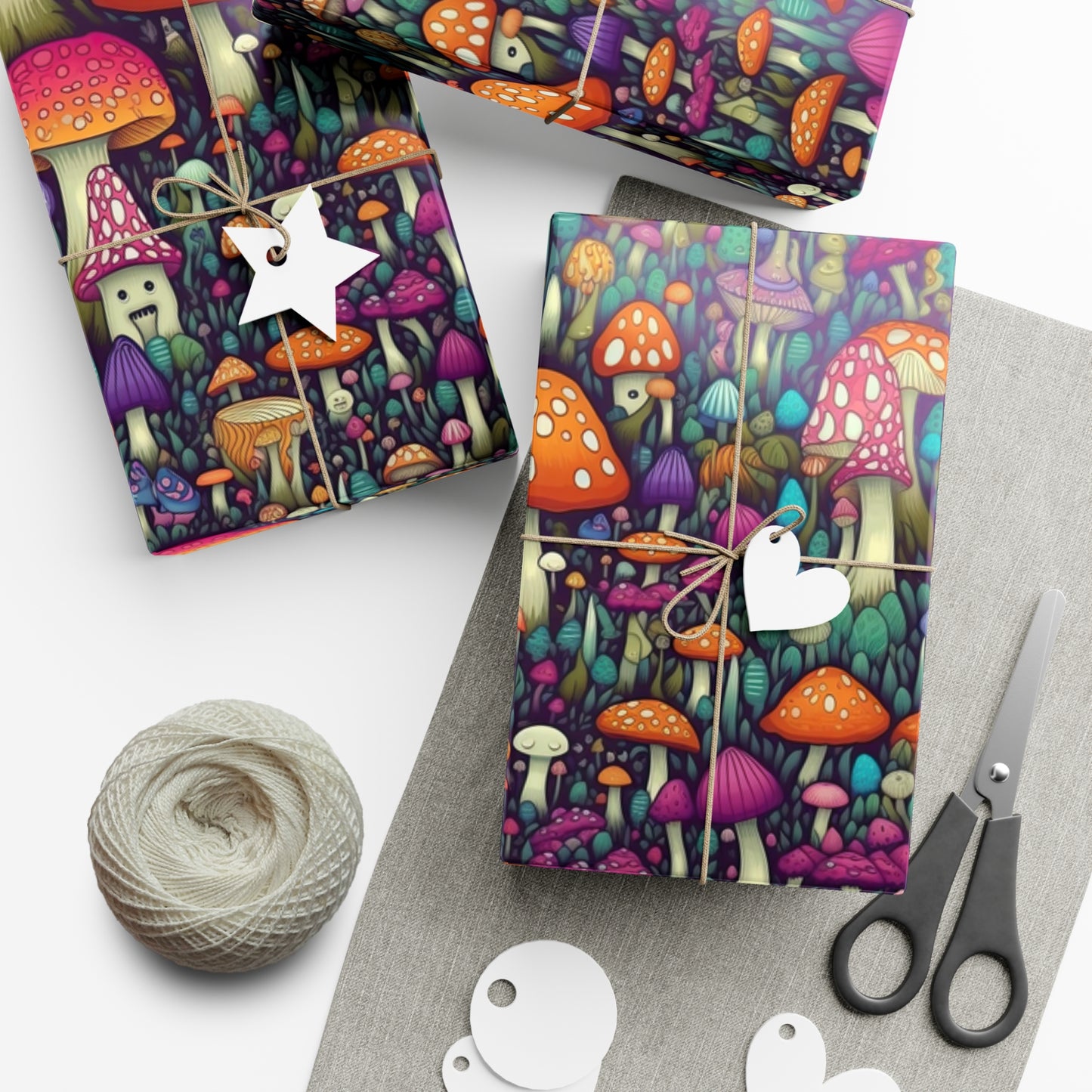 Gift Wrap Paper-Magical Mushrooms