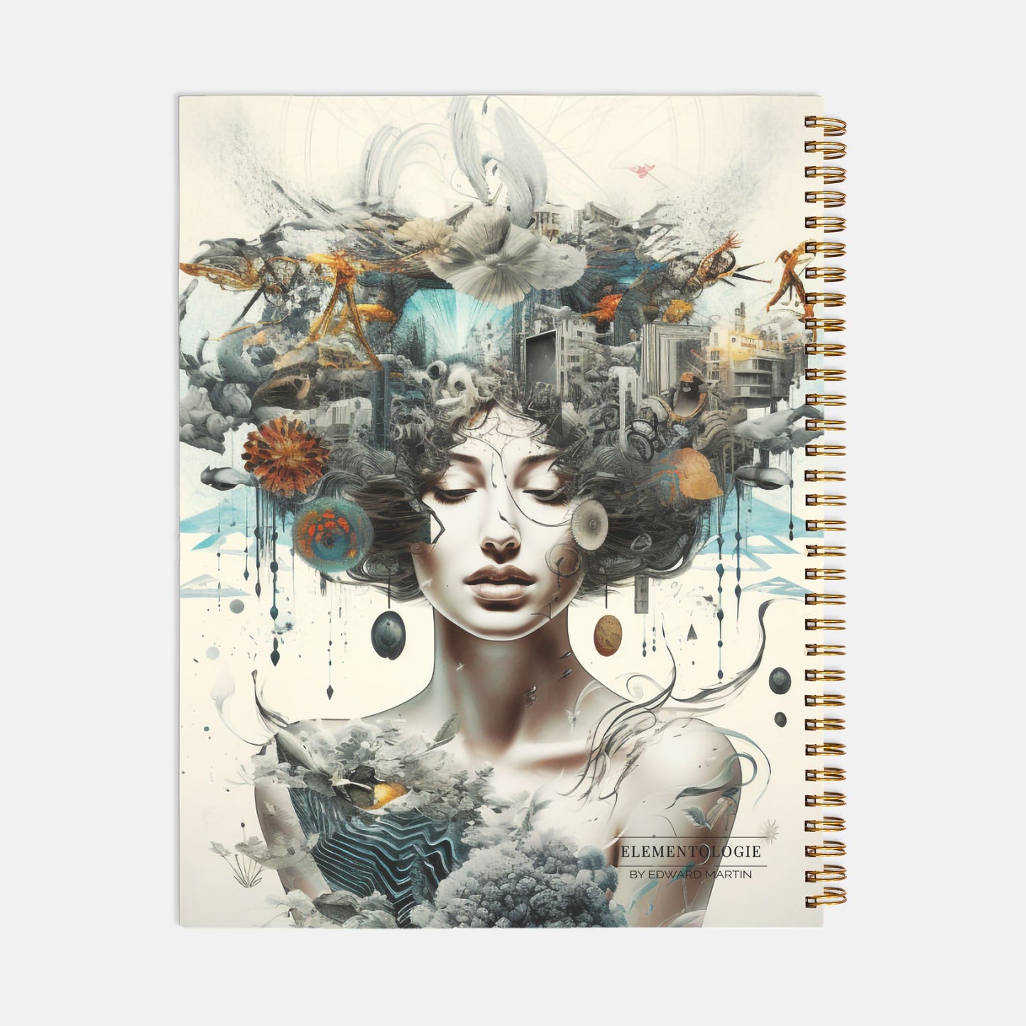 Notebook Hardcover Spiral 8.5 x 11-Acrona