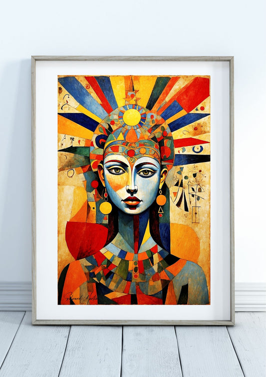 Enchanted Sun Goddess Poster by Edward Martin | Fantasy Art