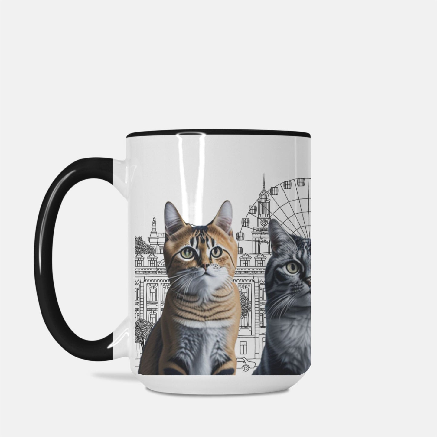 Mug Deluxe 15oz.Kyviv Cats