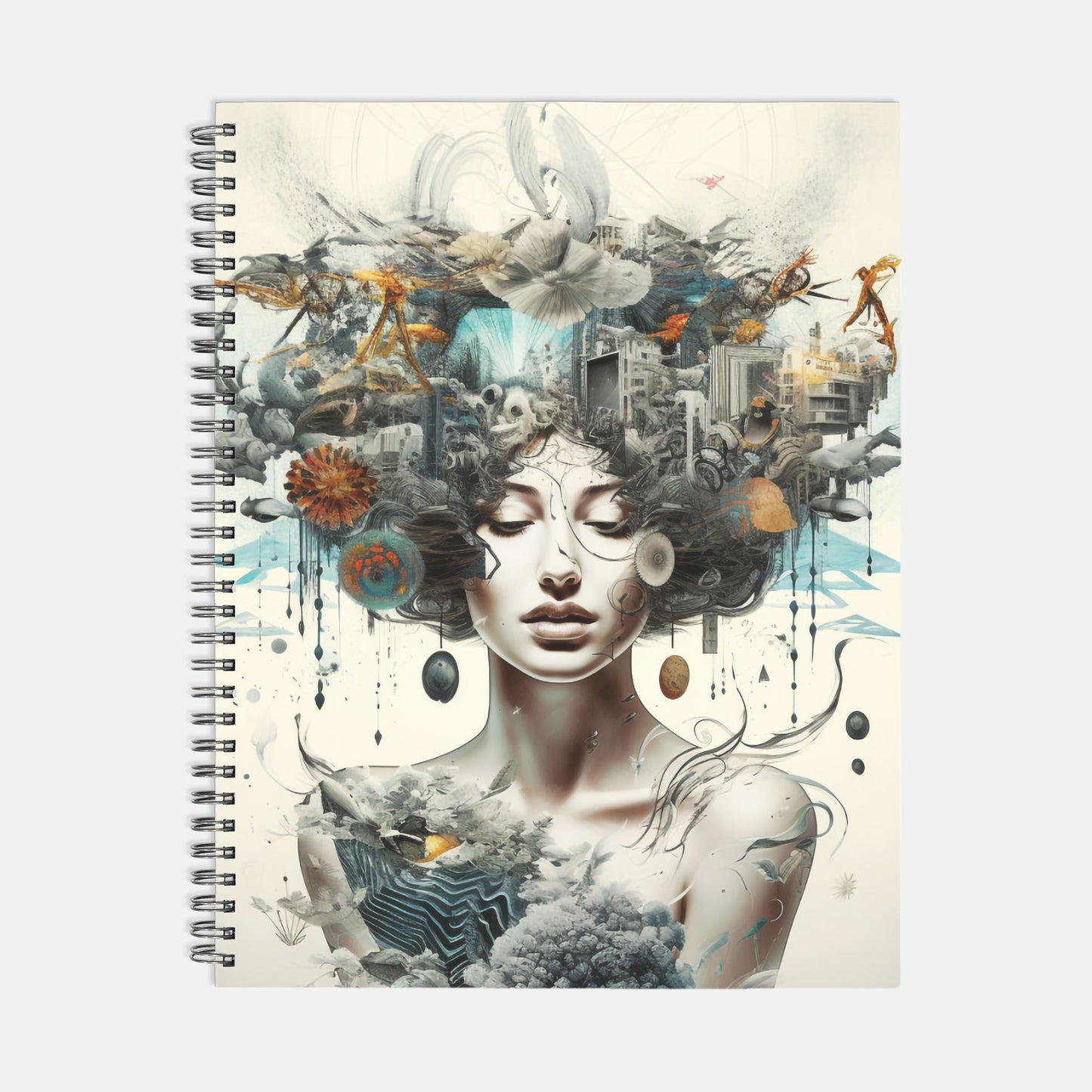 Notebook Hardcover Spiral 8.5 x 11-Acrona