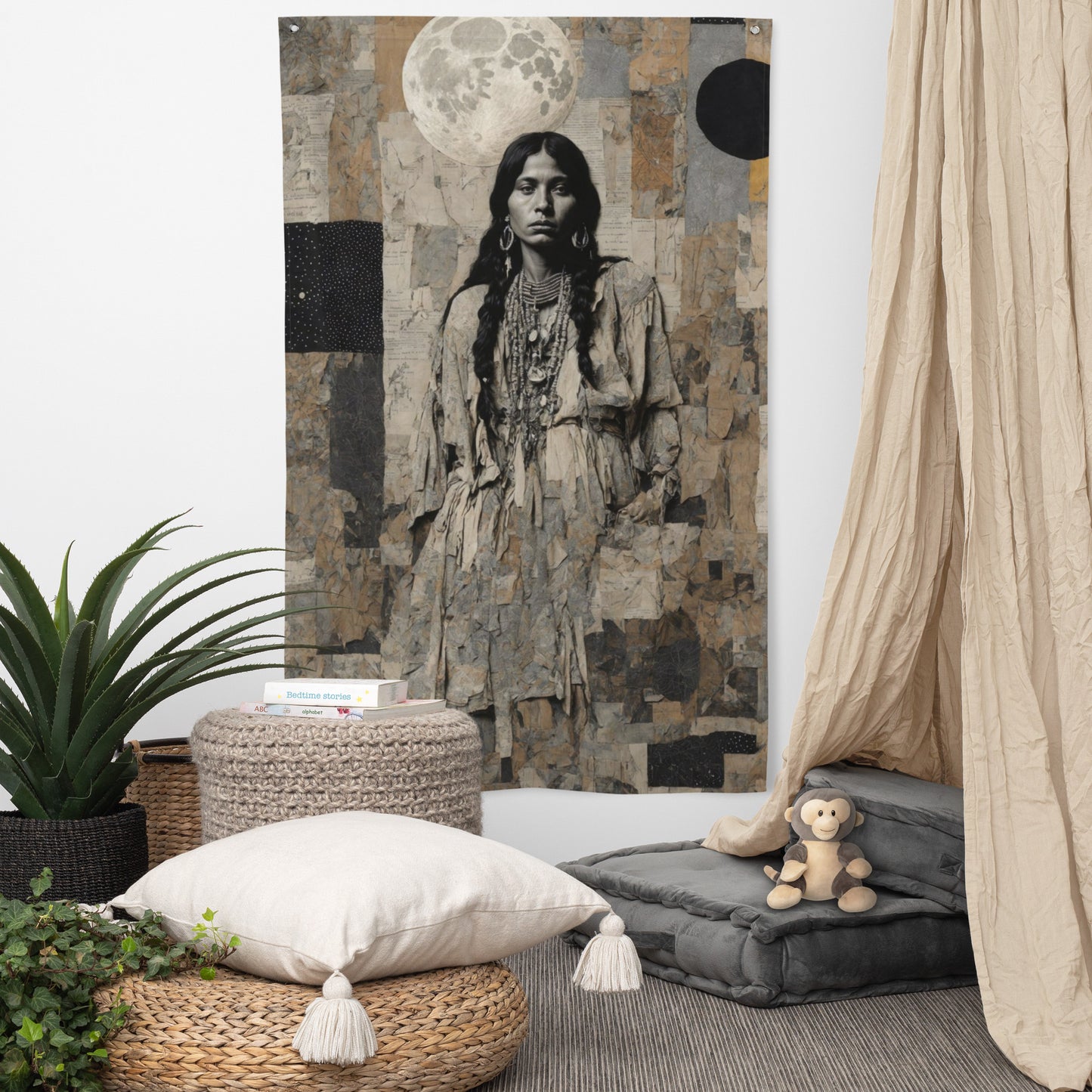 Artistic Fabric Tapestry