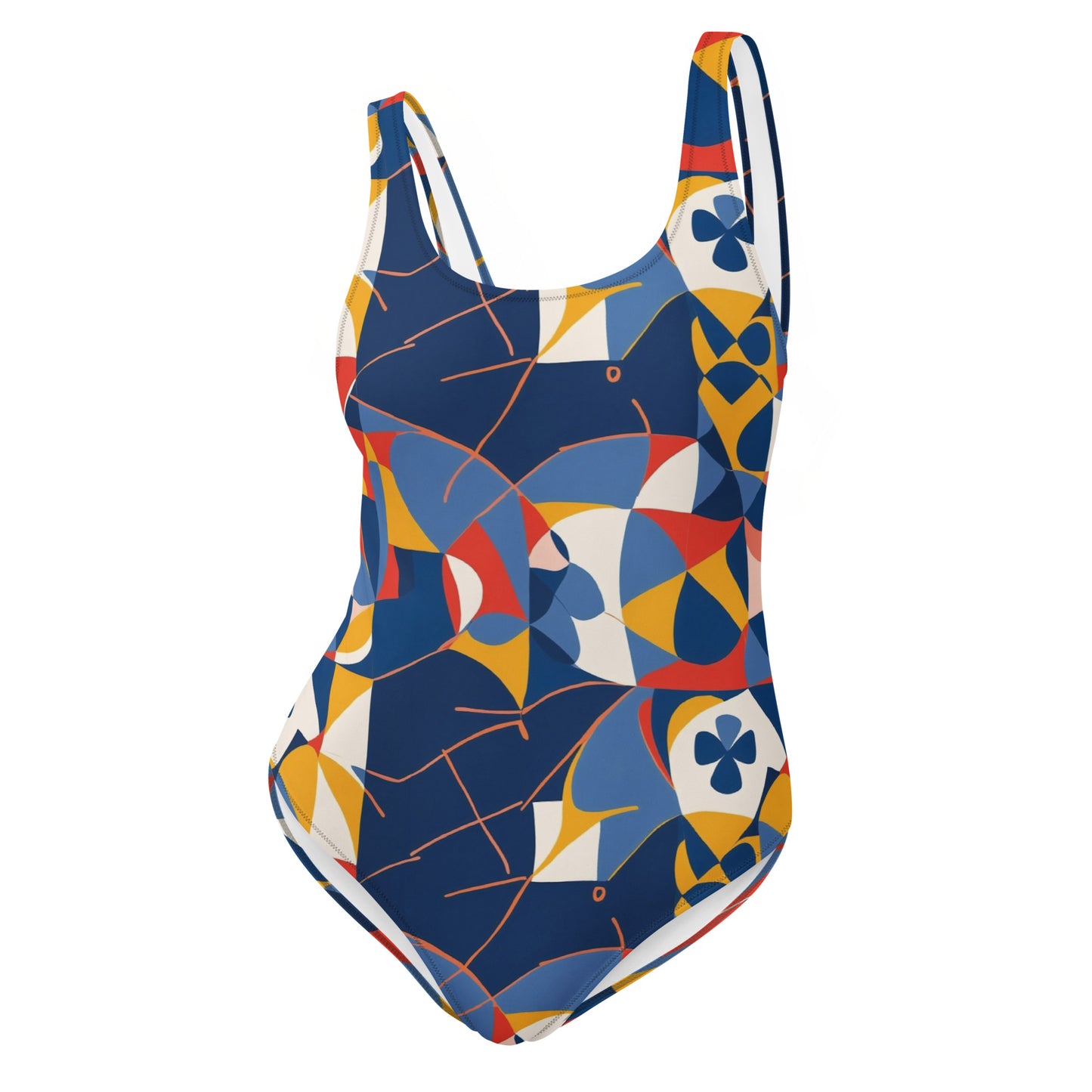 One-Piece Swimsuit | Abstract Summer by Edward Martin