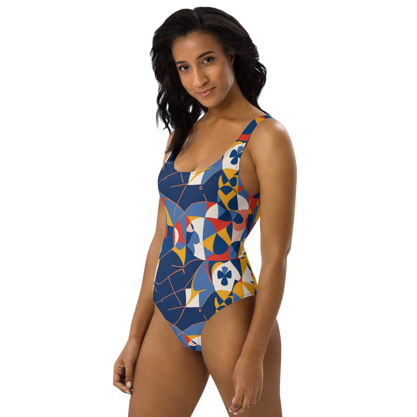 One-Piece Swimsuit | Abstract Summer by Edward Martin