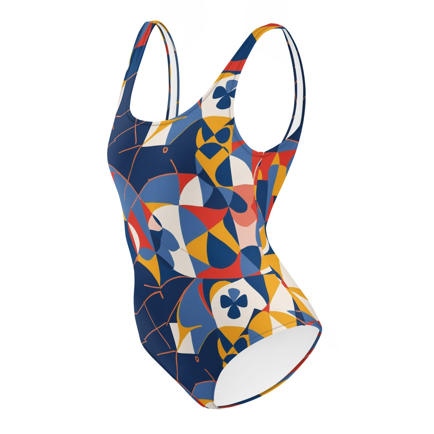 One-Piece Swimsuit | Abstract Summer by Edward Martin