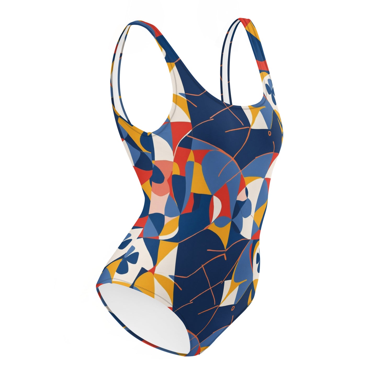 One-Piece Swimsuit | Abstract Summer by Edward Martin