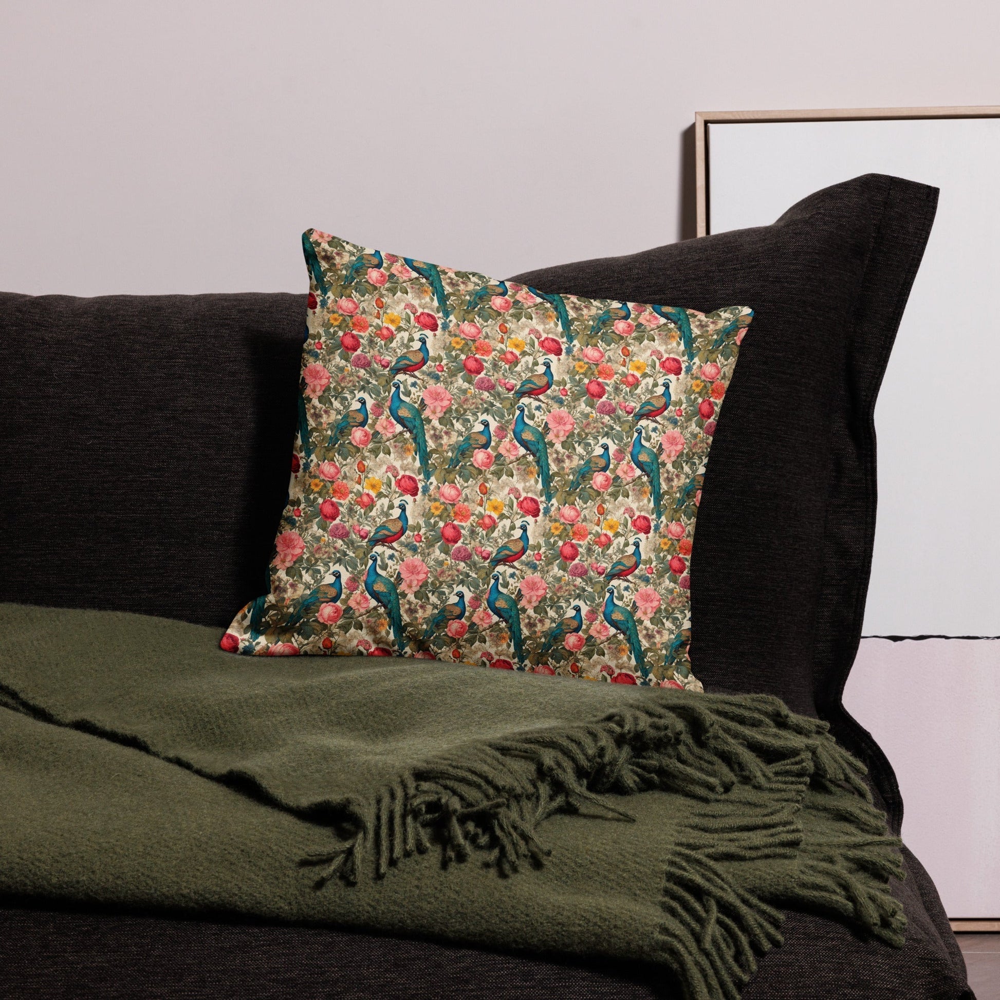 Elevate Your Space: Elementologie Throw Pillows - Edward Martin's Art, Your Cozy Oasis - Premium  from printful - Just $27.95! Shop now at Elementologie