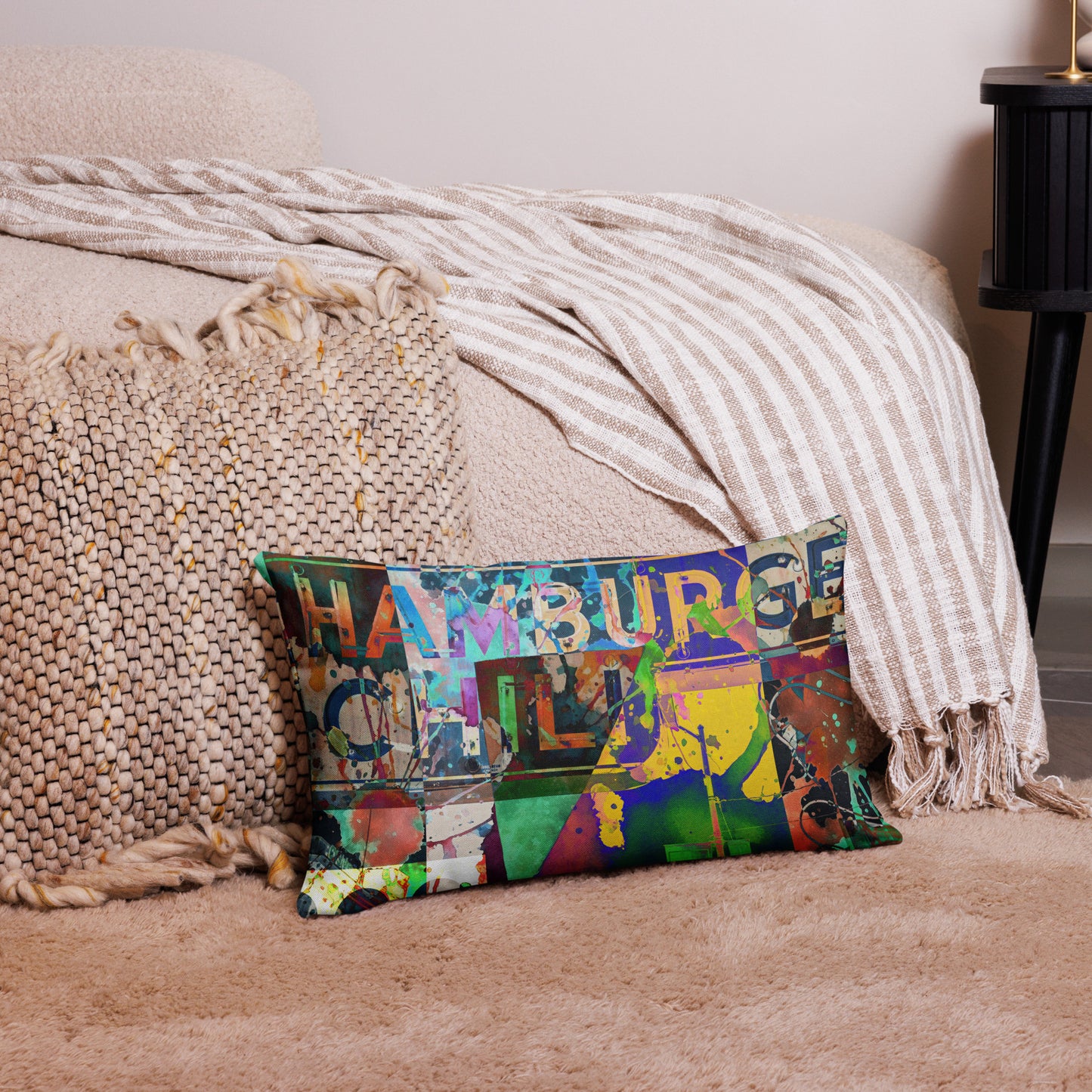 Premium Pillow | Graffiti Wall | Elementologie Home Decor