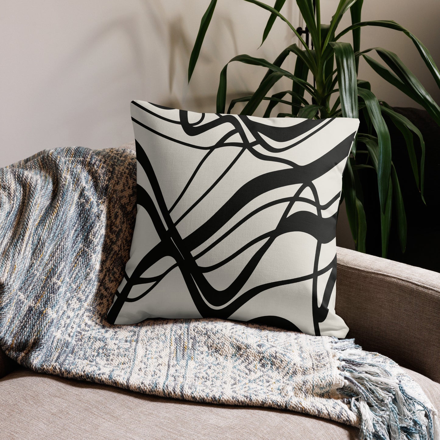 Artistic Designer Throw Pillow