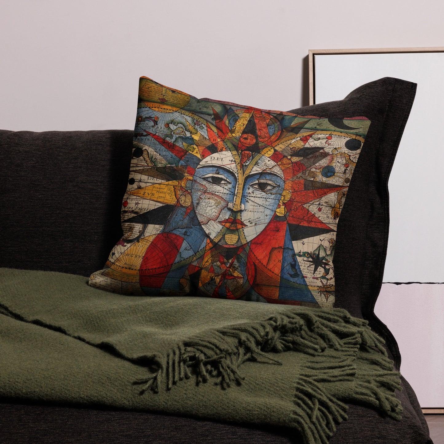 Vibrant Colorful Decor Pillow