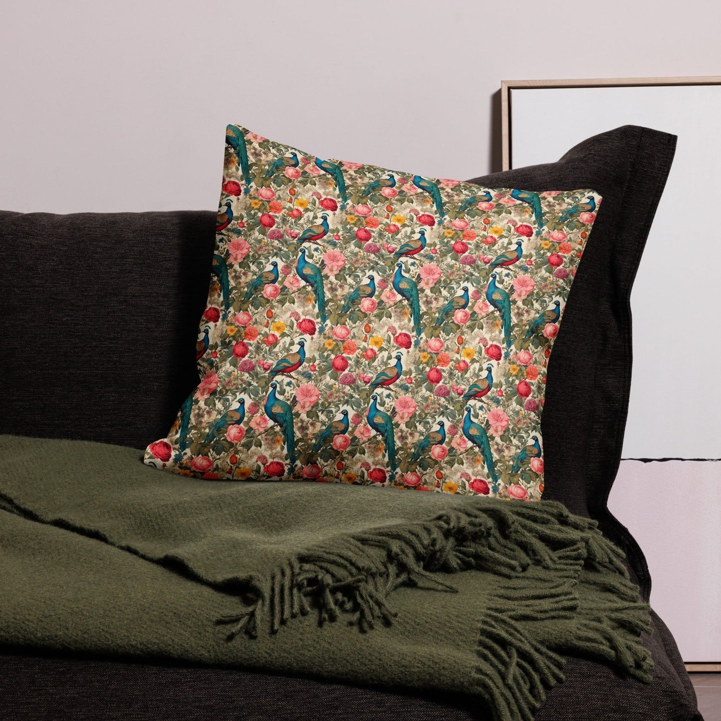 Elevate Your Space: Elementologie Throw Pillows - Edward Martin's Art, Your Cozy Oasis - Premium  from printful - Just $27.95! Shop now at Elementologie