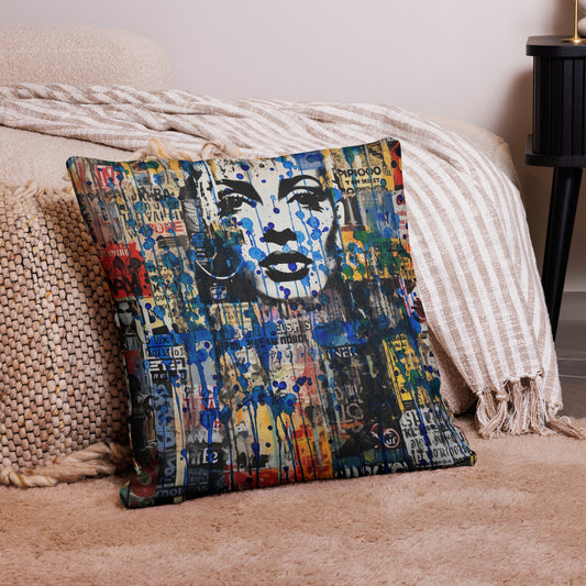 Premium Pillow | Da Blues | Elementologie Home Decor