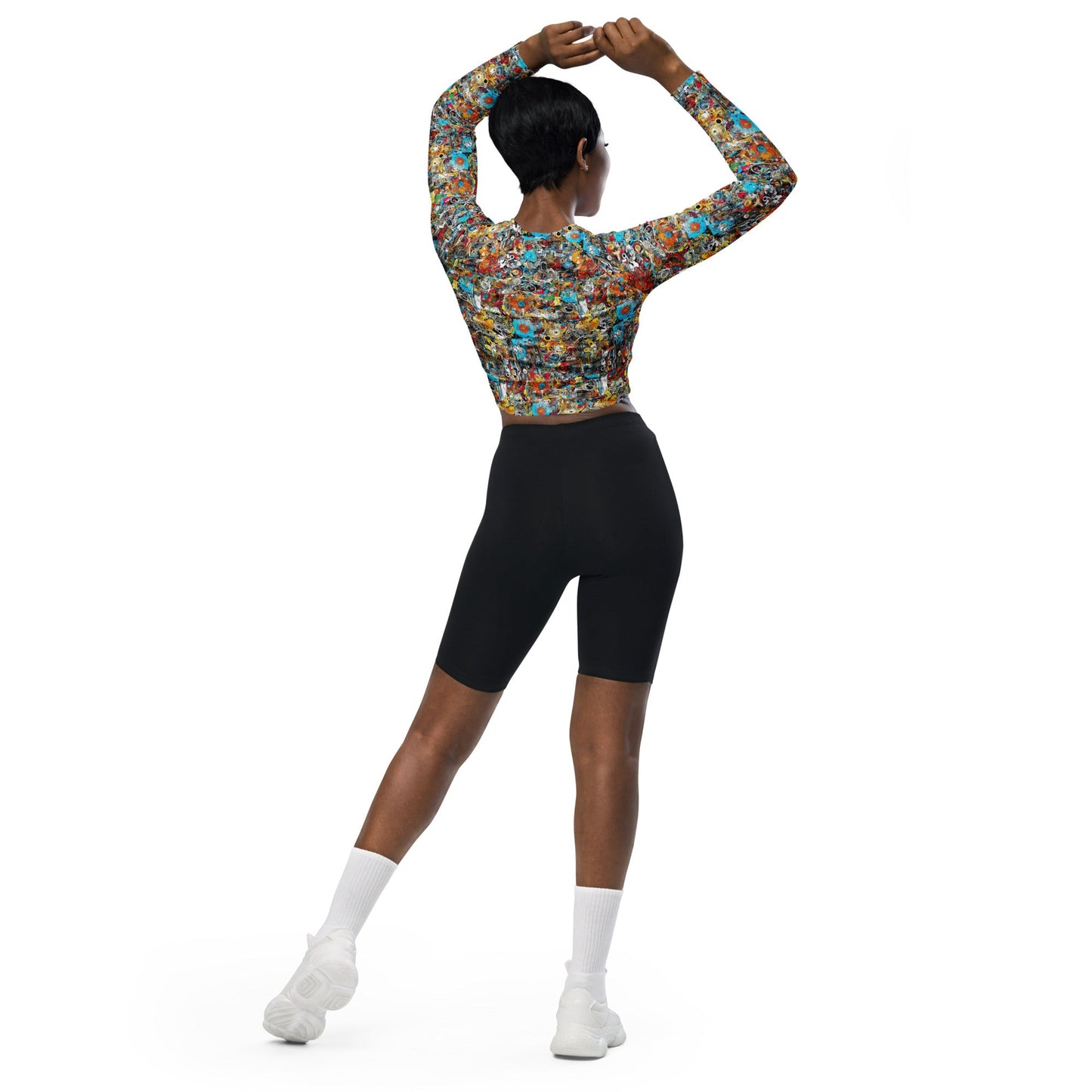 Elementologie Recycled Long-Sleeve Crop Top - Eco-Friendly, Stylish, and Comfortable - Premium  from Elementologie - Just $40.95! Shop now at Elementologie