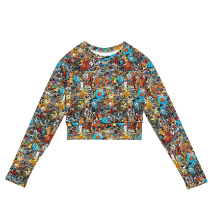 Elementologie Recycled Long-Sleeve Crop Top - Eco-Friendly, Stylish, and Comfortable - Premium  from Elementologie - Just $40.95! Shop now at Elementologie