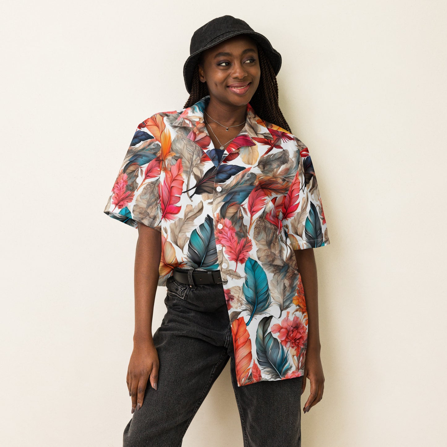 Featherlight Unisex Summer Button Shirt