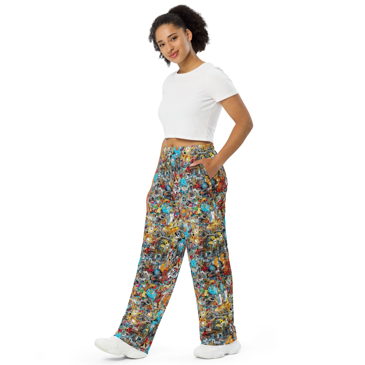 Unisex Wide-leg Pants - Premium  from Elementologie - Just $41.95! Shop now at Elementologie