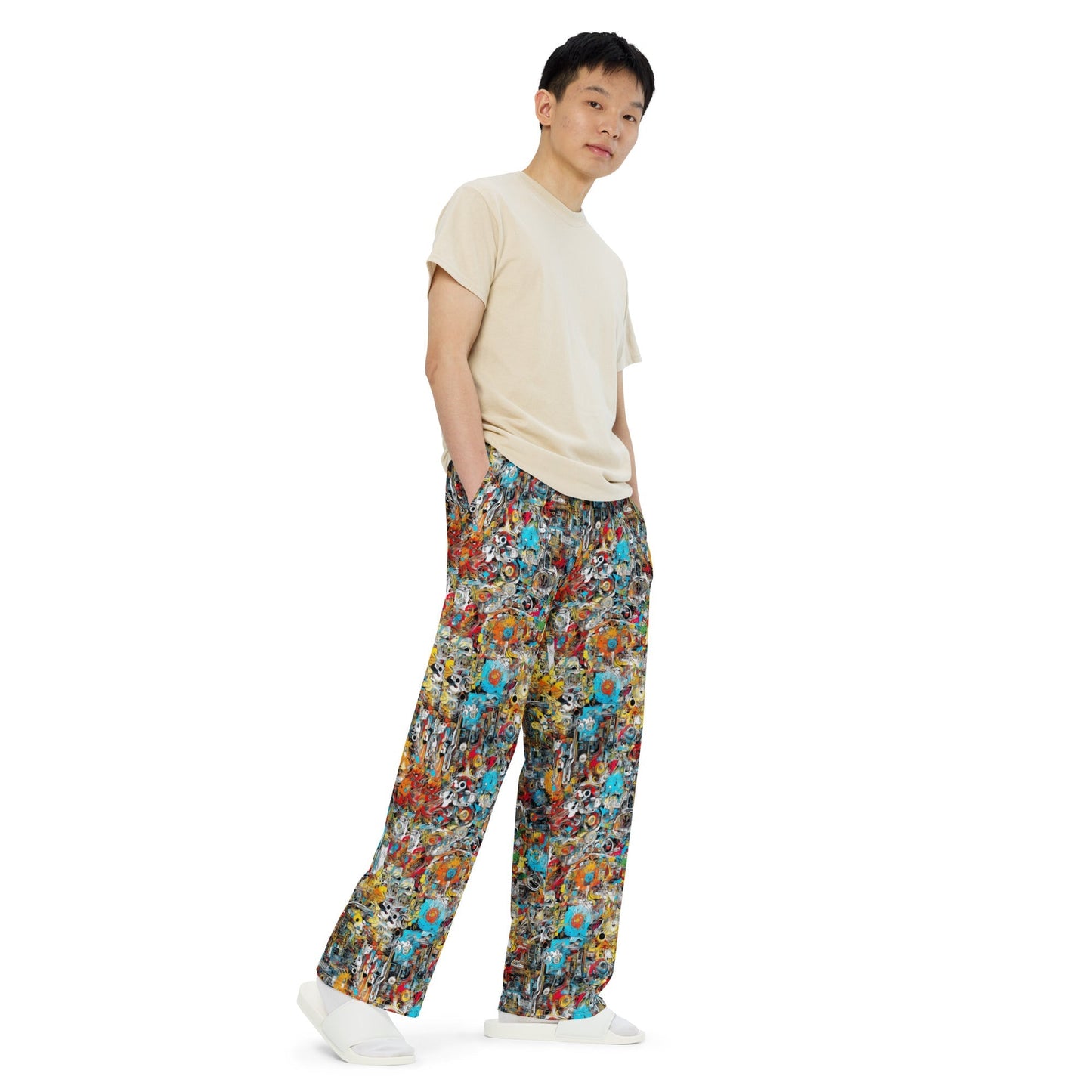 Unisex Wide-leg Pants - Premium  from Elementologie - Just $41.95! Shop now at Elementologie