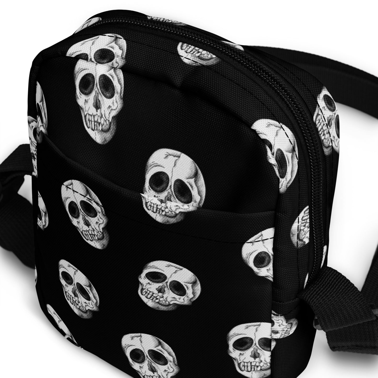 Utility Crossbody Bag| Skulls