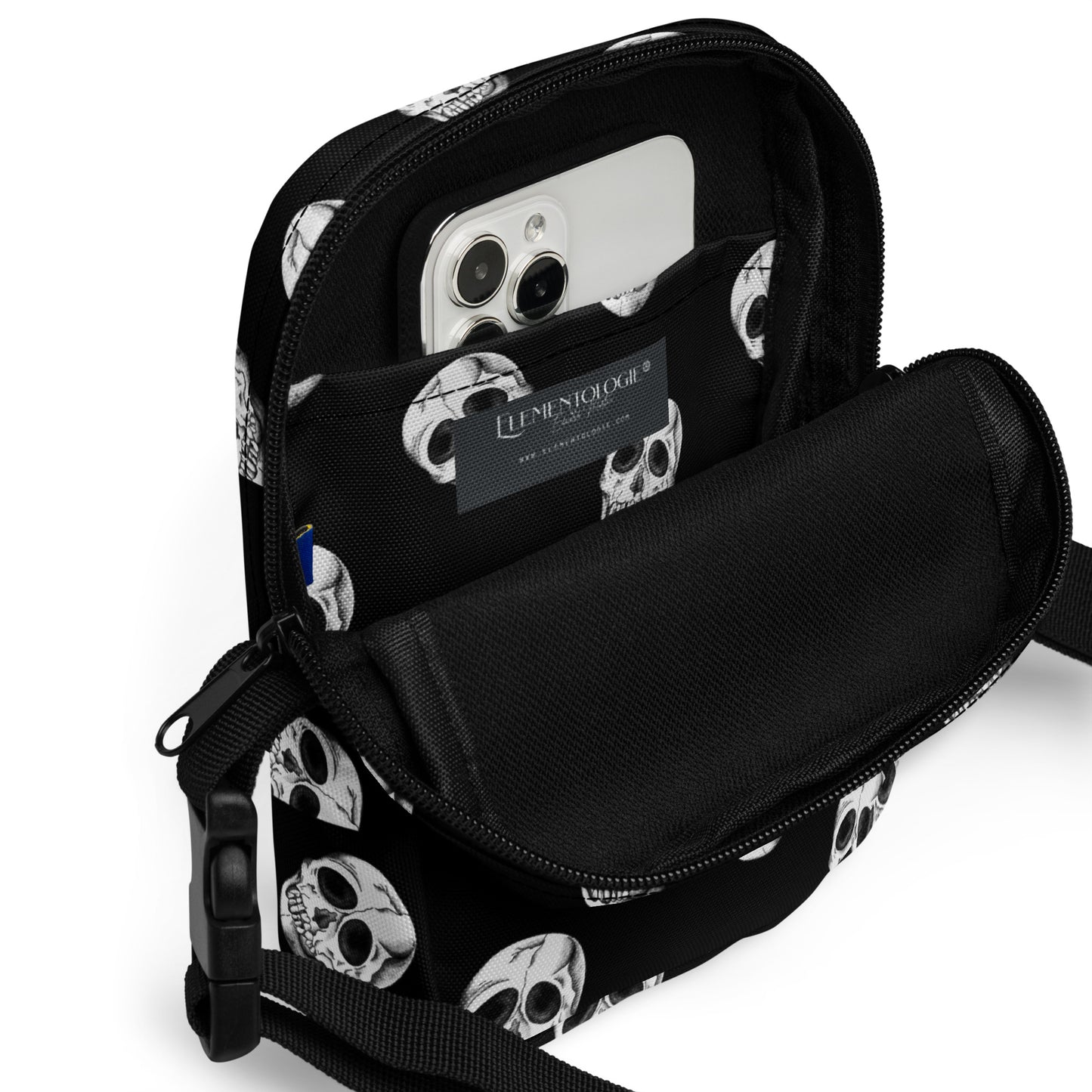 Utility Crossbody Bag| Skulls