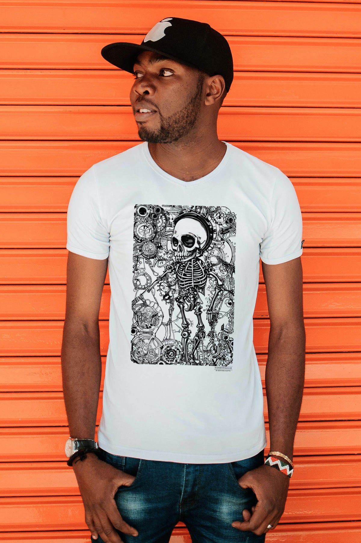 Men's Premium Short Sleeve Tee-Steampunk Hugo