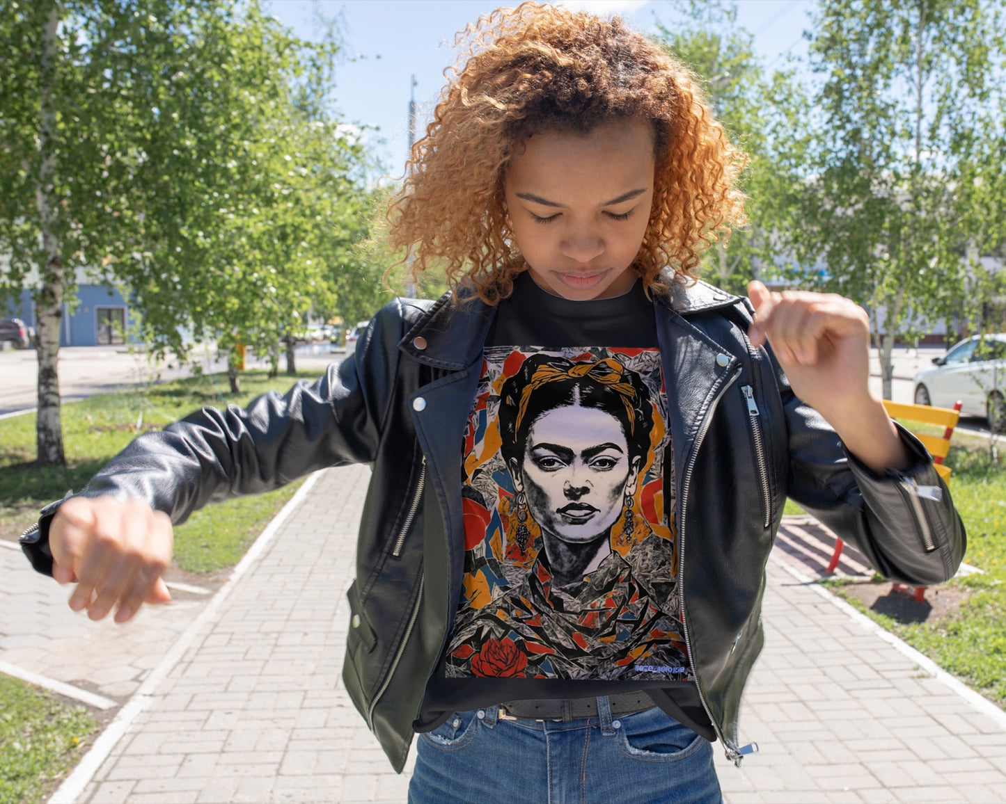 Frida Art Unisex Heavy Cotton T-Shirt