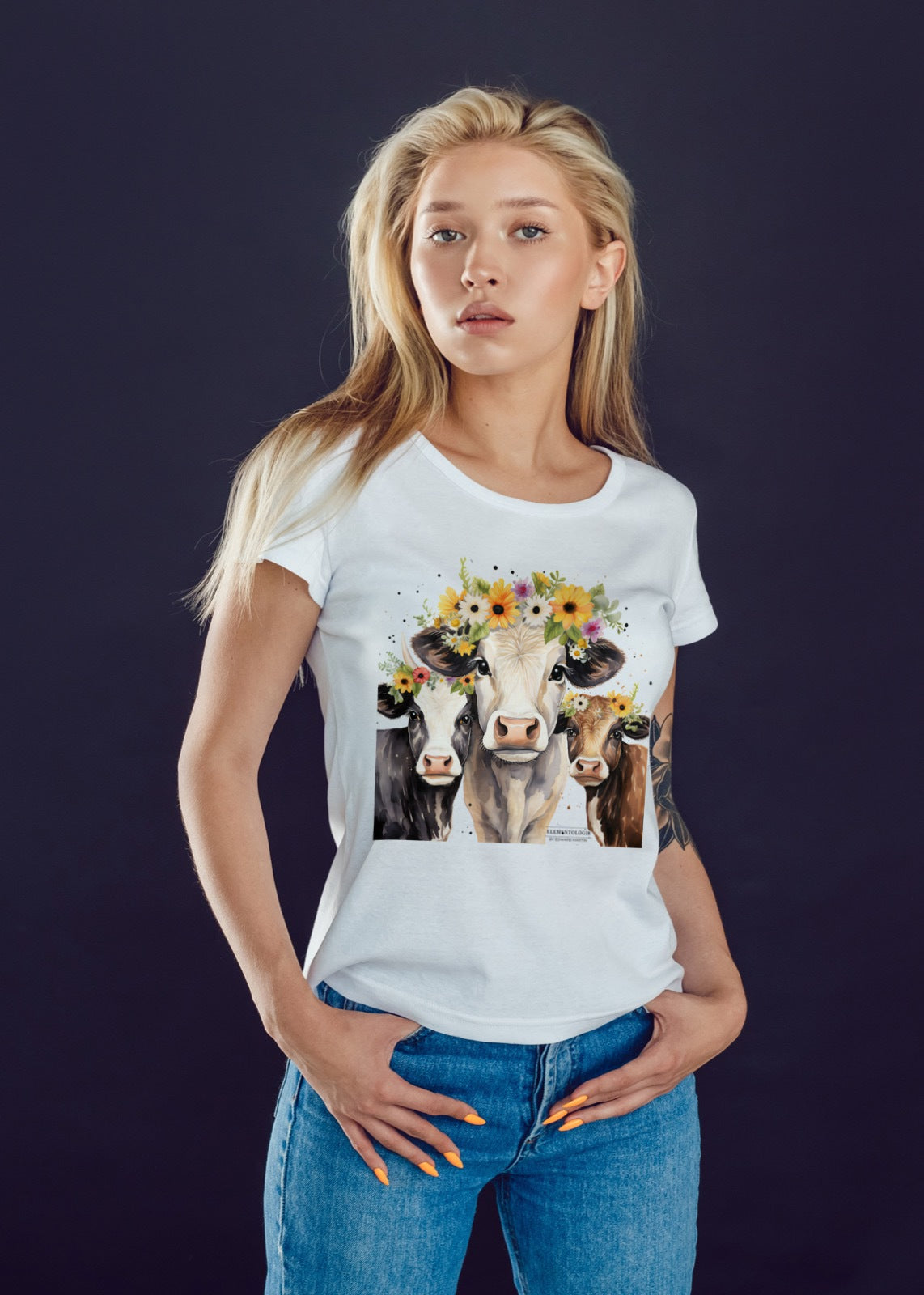 Women’s Boyfriend T-shirt-Down on the Farm Collection