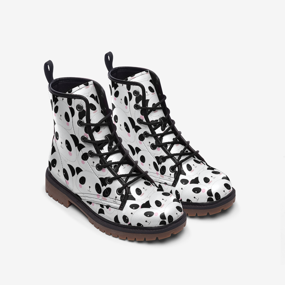 Unisex Boots-Pandas